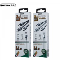 

                                    REMAX RC-092TH 3.1A KINGPIN SERIES 3IN1 CHARGING CABLE